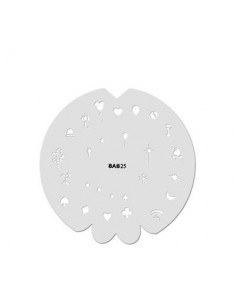 Plantilla aerografía uñas...