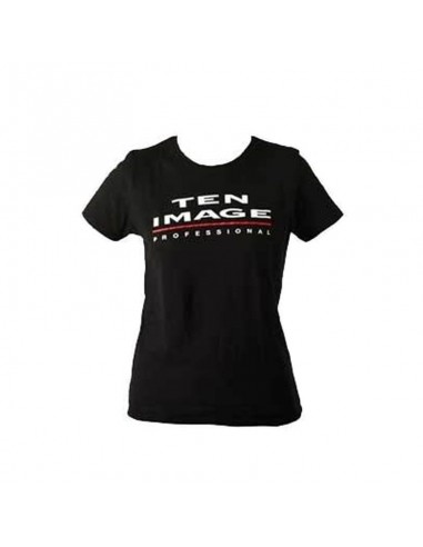 Camiseta TEN IMAGE negra (mujer)