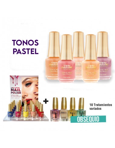 Expositor Lacas de uñas mini Pastel